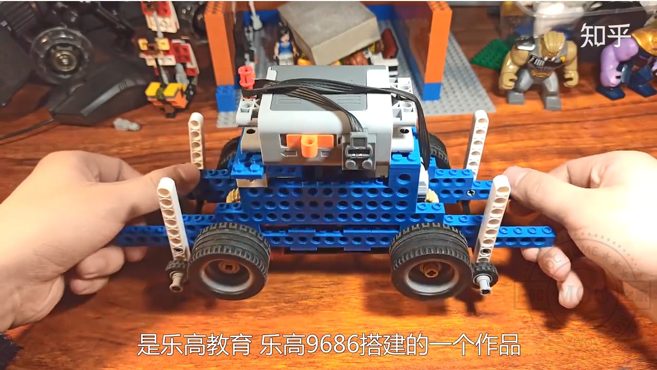 乐高9686教育作品——悬崖勒马小车