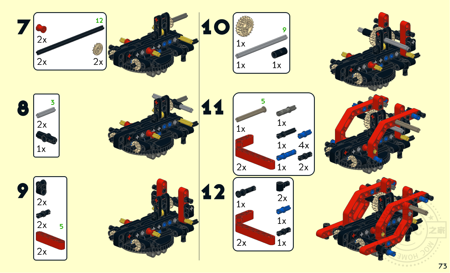 MOC-8316 Five-axle crane by ErikLeppen