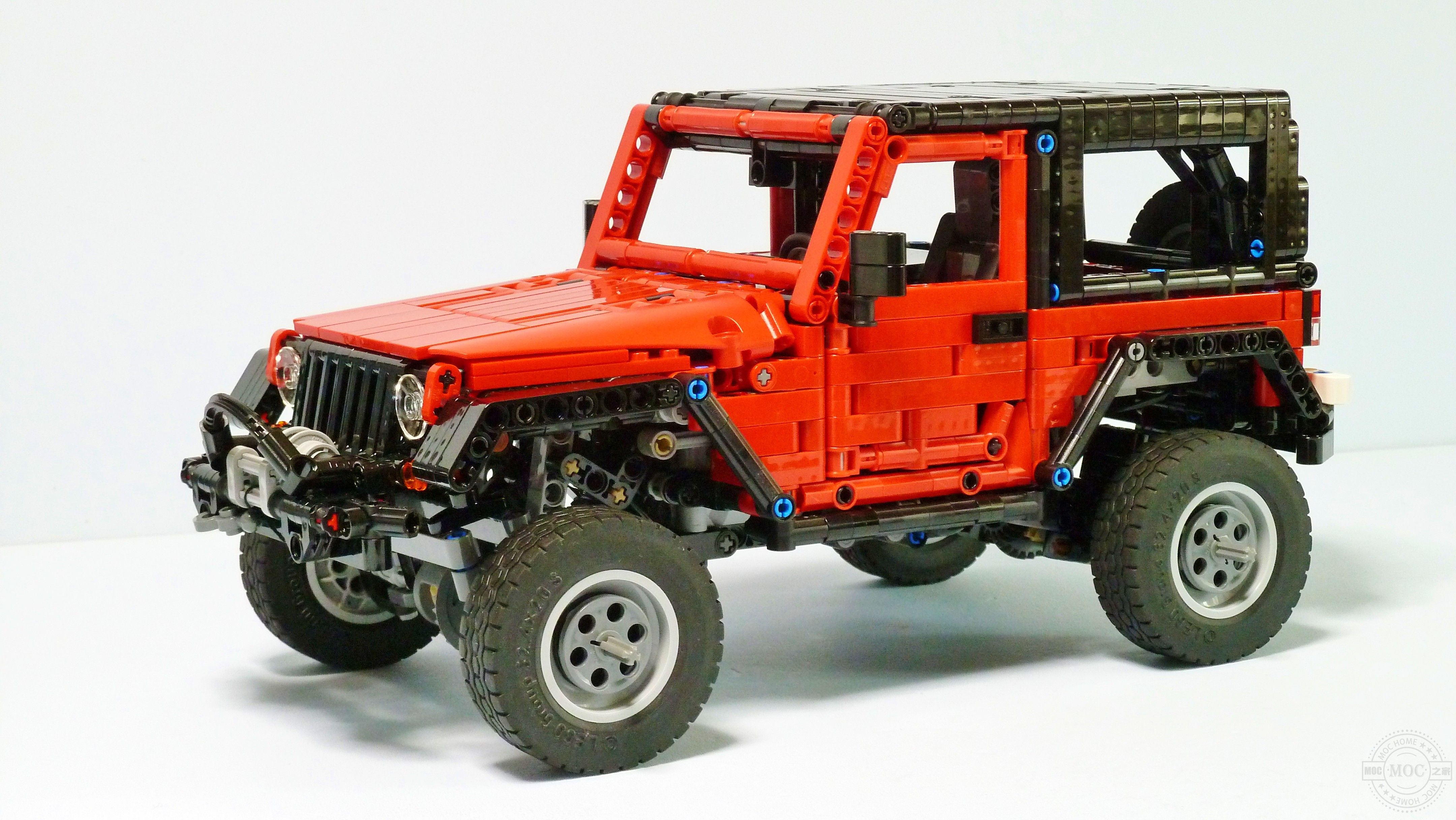 MOC-越野吉普车Jeep Wrangler