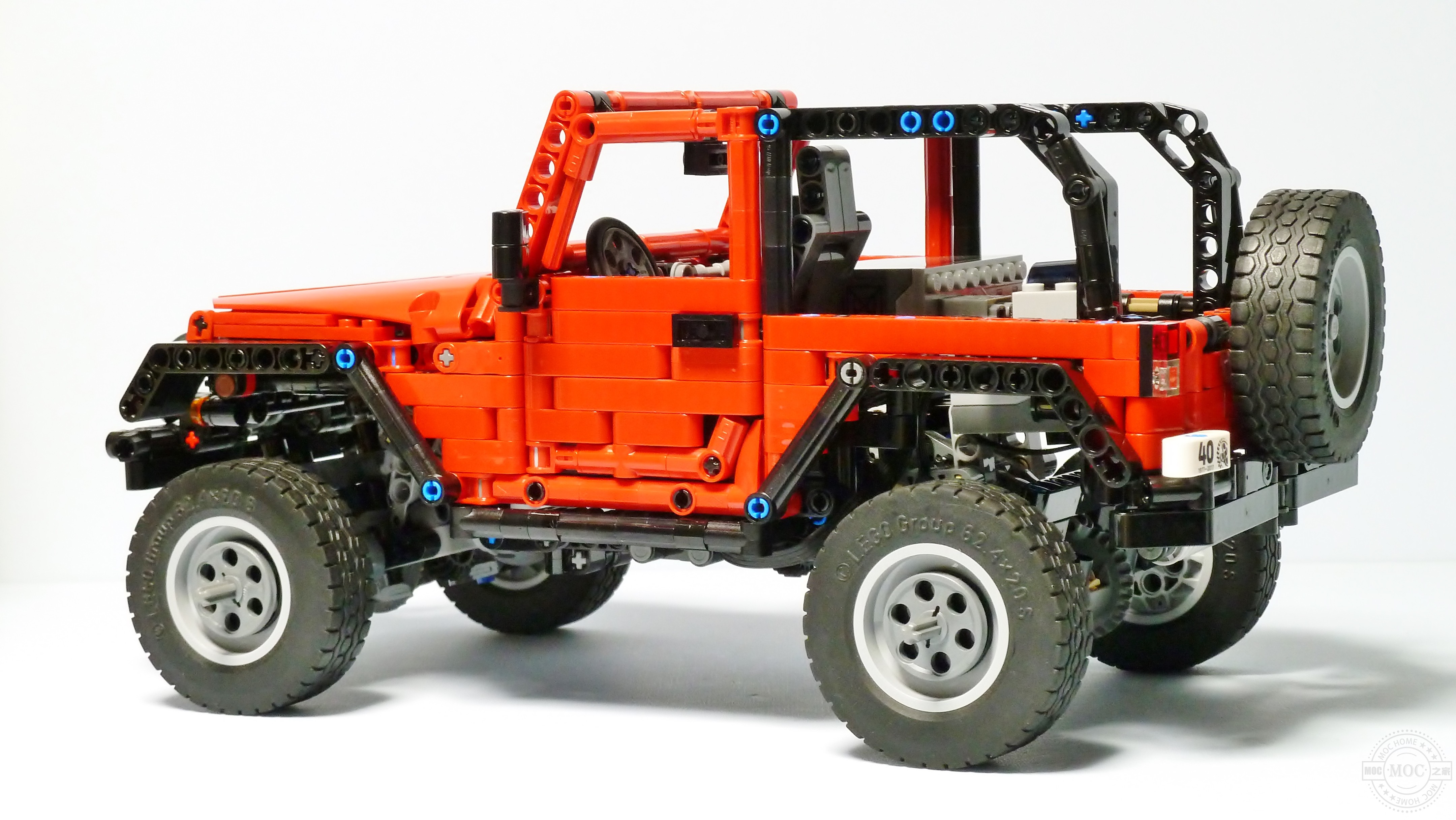 MOC-越野吉普车Jeep Wrangler