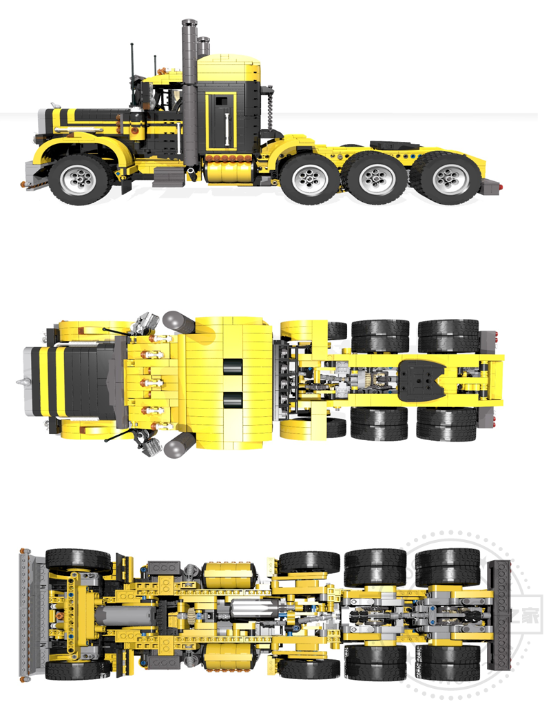 MOC-4691 Peterbilt 379 半挂卡车头