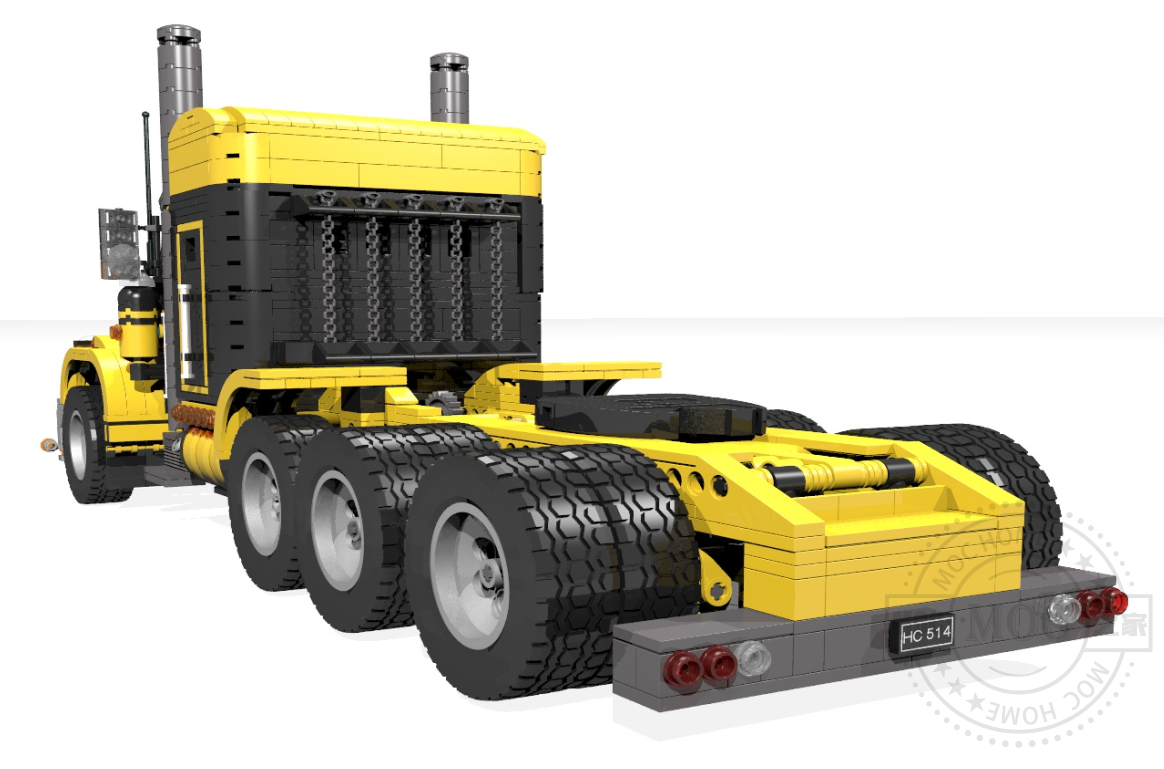 MOC-4691 Peterbilt 379 半挂卡车头