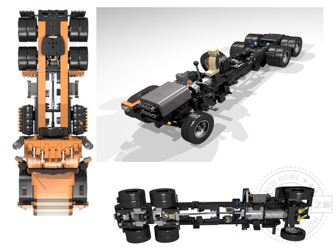 MOC-4533 Peterbilt 389 半挂卡车头