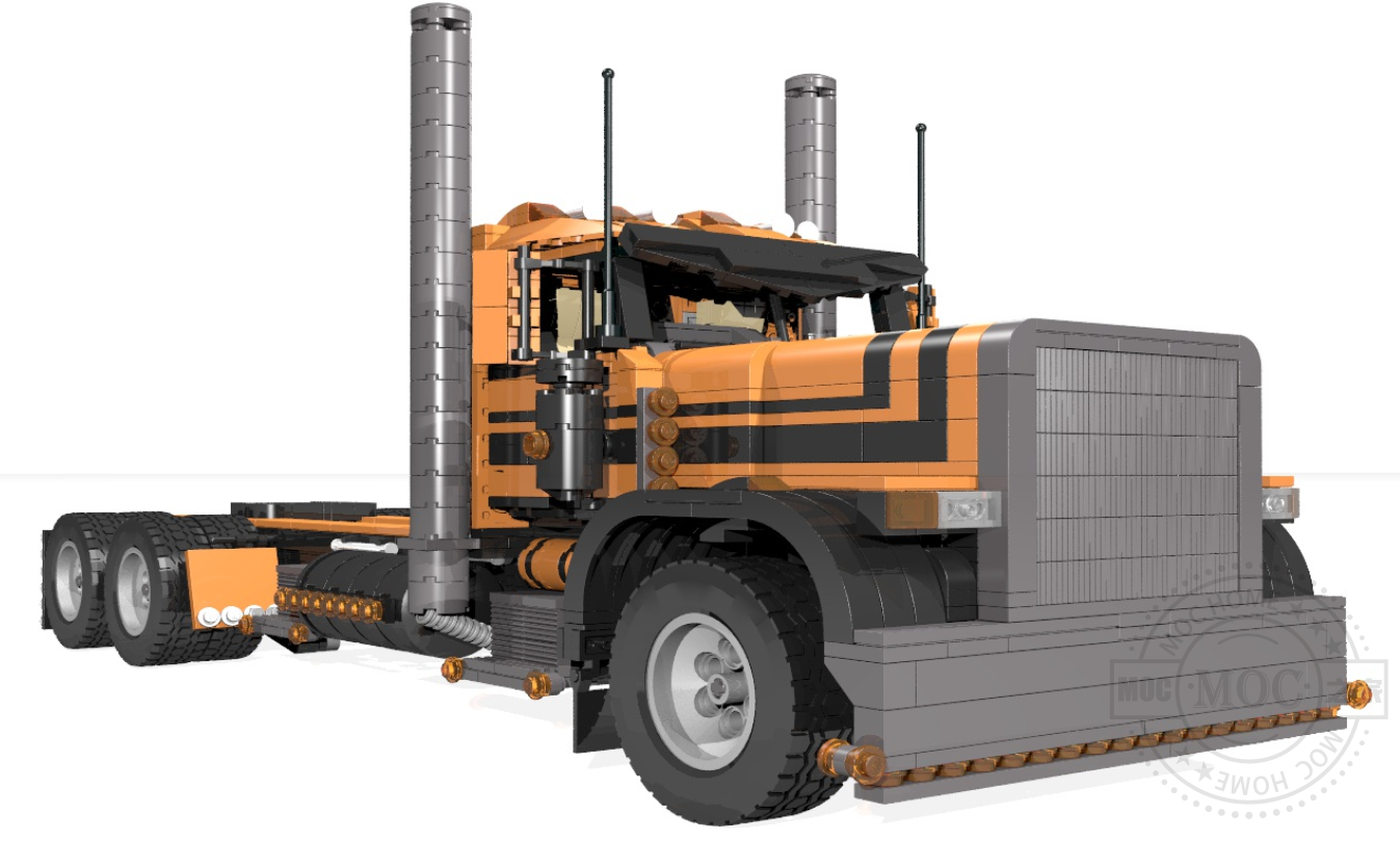 MOC-4533 Peterbilt 389 半挂卡车头