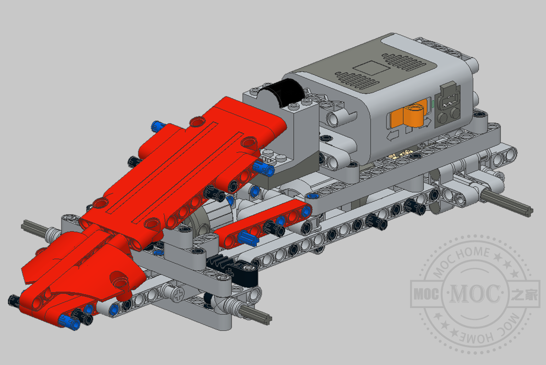 MOC-4030 迷你红色卡丁车