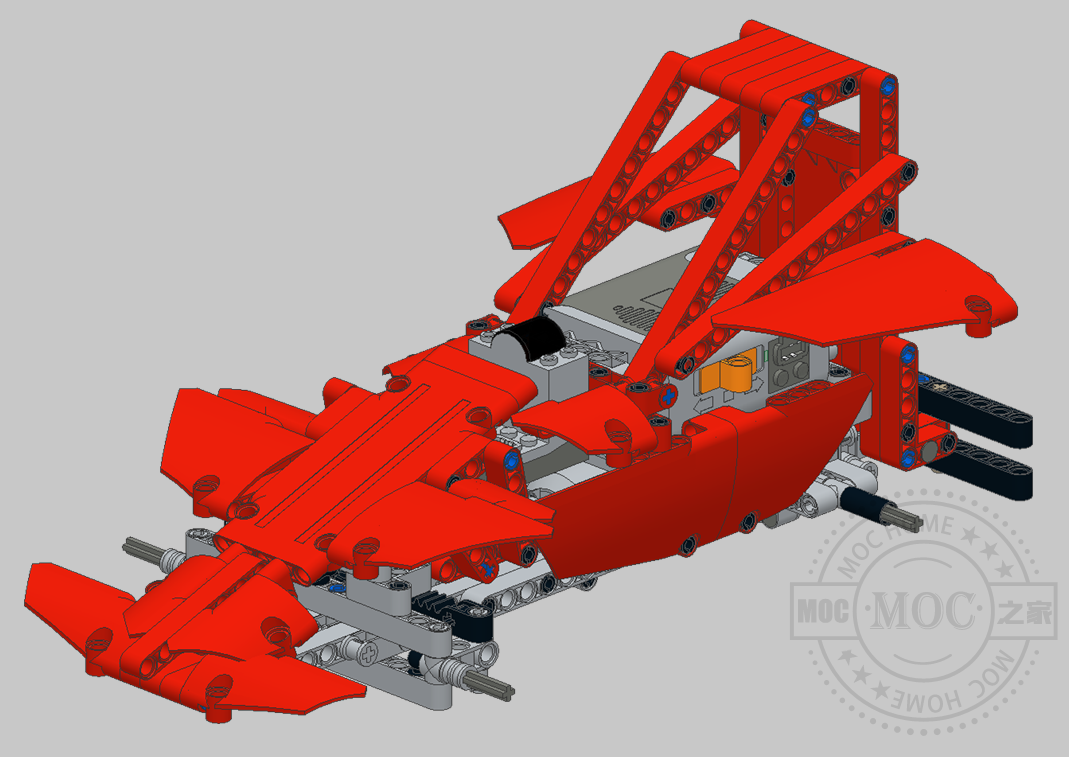 MOC-4030 迷你红色卡丁车