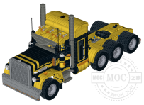 MOC-2980 Peterbilt 379 半挂卡车头